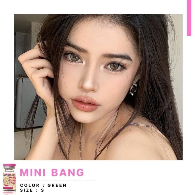 Kitty Kawaii Bang Green Monthly Colored Contacts - Image 2
