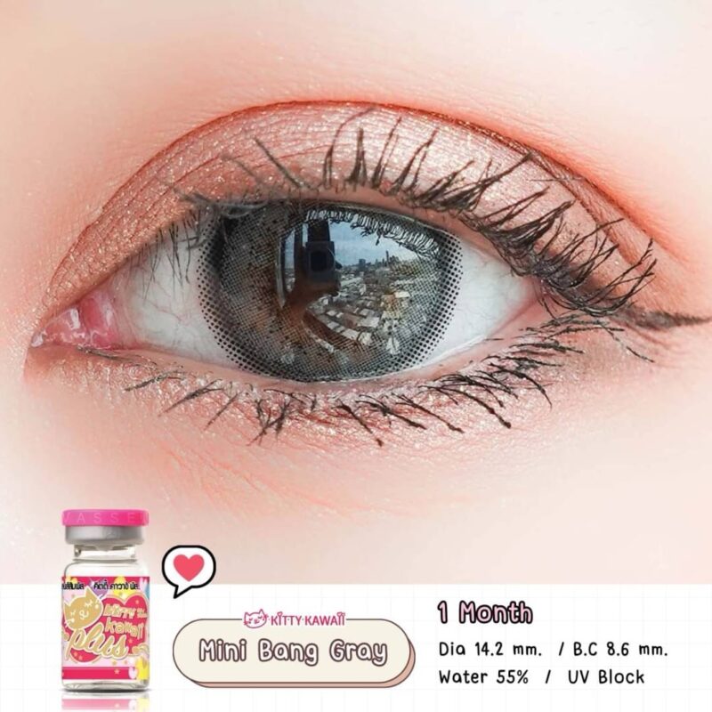Kitty Kawaii Bang Gray Monthly Colored Contacts - Image 5