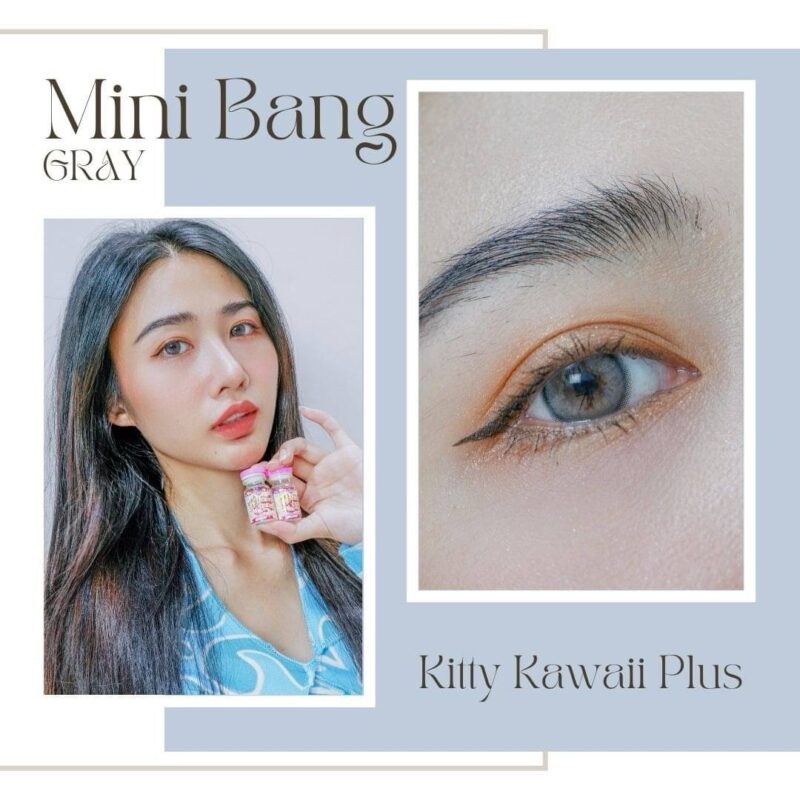 Kitty Kawaii Bang Gray Monthly Colored Contacts - Image 2
