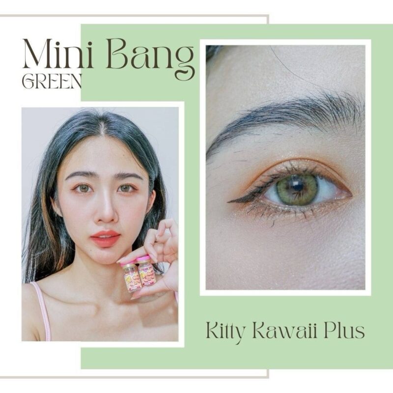 Kitty Kawaii Bang Green Monthly Colored Contacts - Image 3