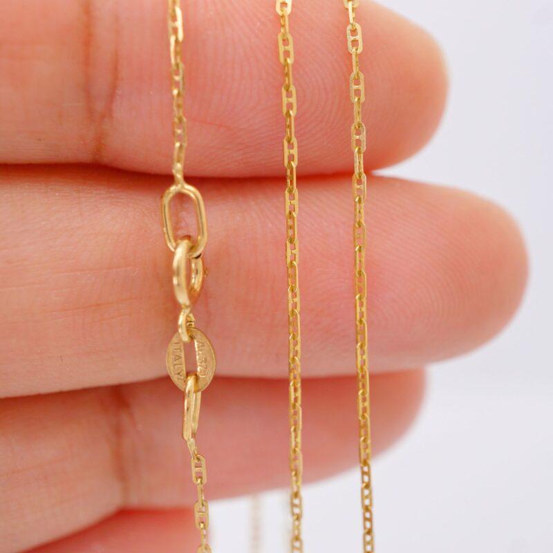 Gucci Mariner Chain Necklace 18K Solid Yellow Gold or White Gold - Image 6