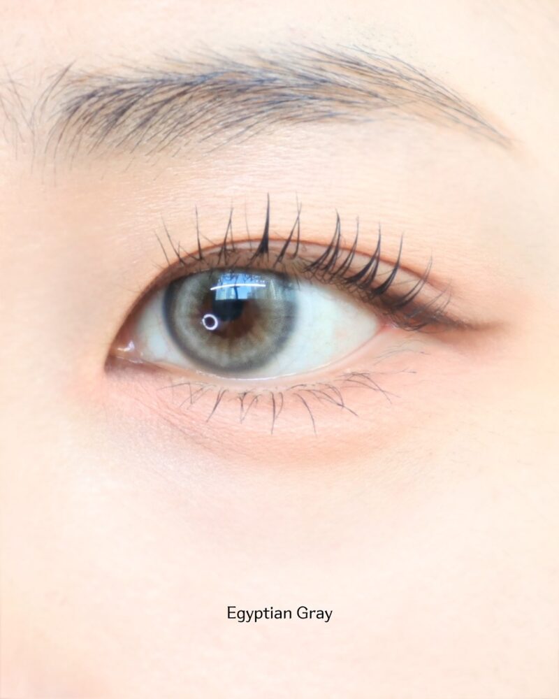 Uria Egyptian Gray Cat Eye 6-Month Colored Contacts - Image 5