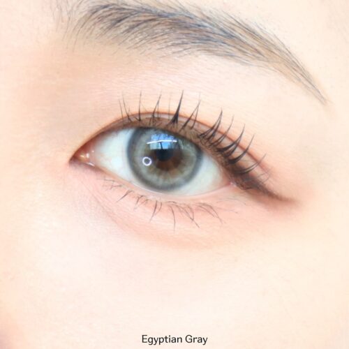 Uria Egyptian Gray Cat Eye 6-Month Colored Contacts