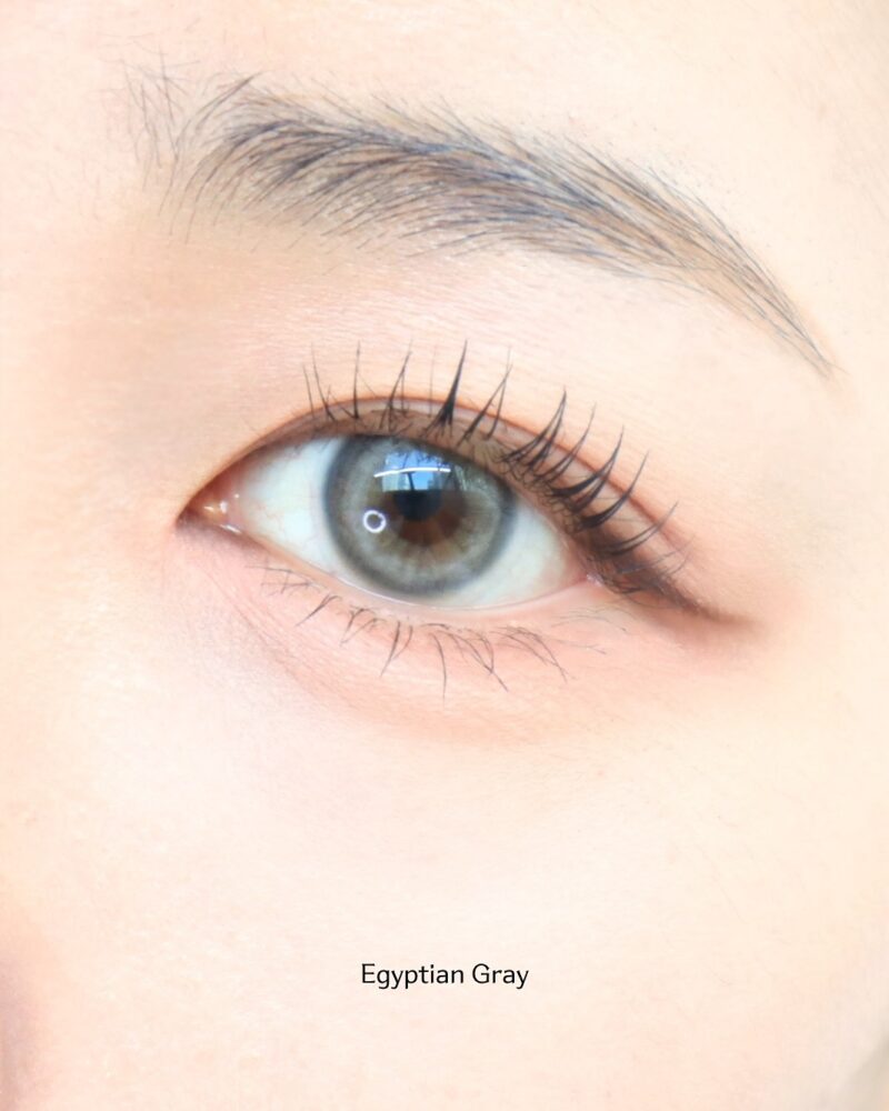 Uria Egyptian Gray Cat Eye 6-Month Colored Contacts