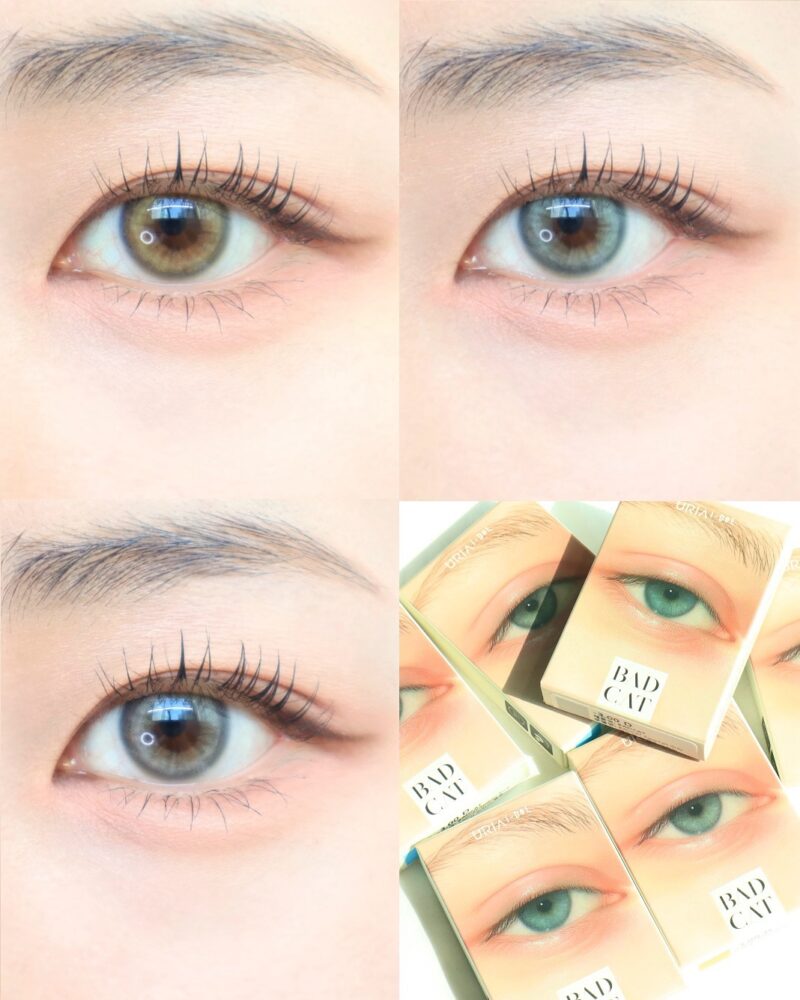 Uria Egyptian Gray Cat Eye 6-Month Colored Contacts - Image 6