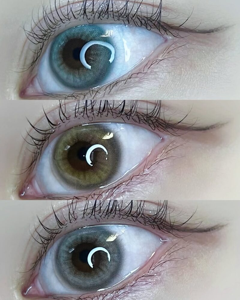 Uria Egyptian Gray Cat Eye 6-Month Colored Contacts - Image 8