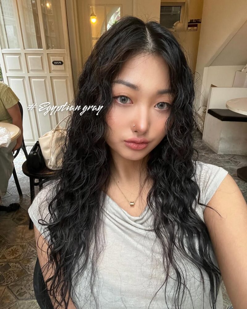 Uria Egyptian Gray Cat Eye 6-Month Colored Contacts - Image 3