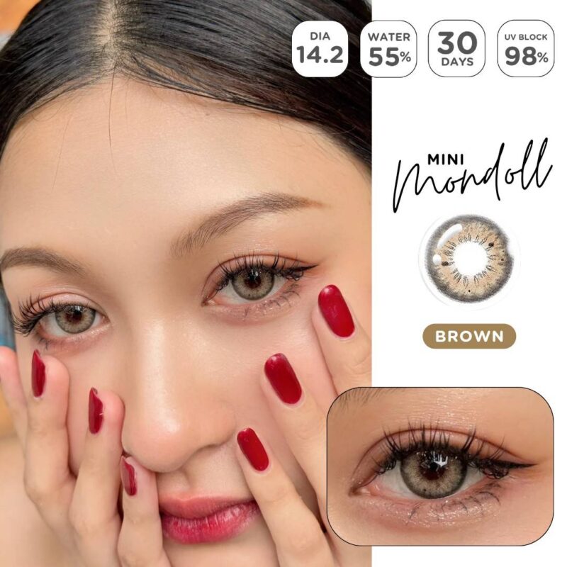 Kitty Kawaii Mondoll Brown Monthly Colored Contacts - Image 4