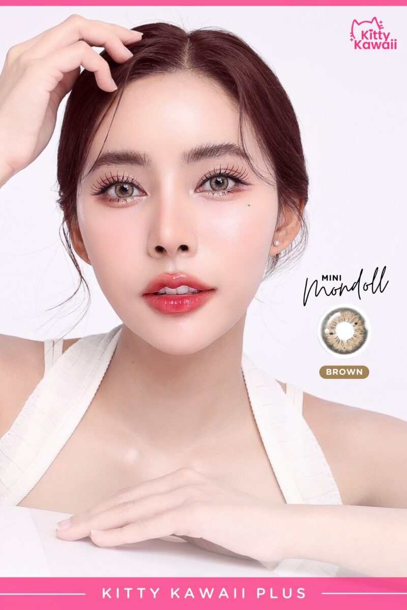 Kitty Kawaii Mondoll Brown Monthly Colored Contacts - Image 9