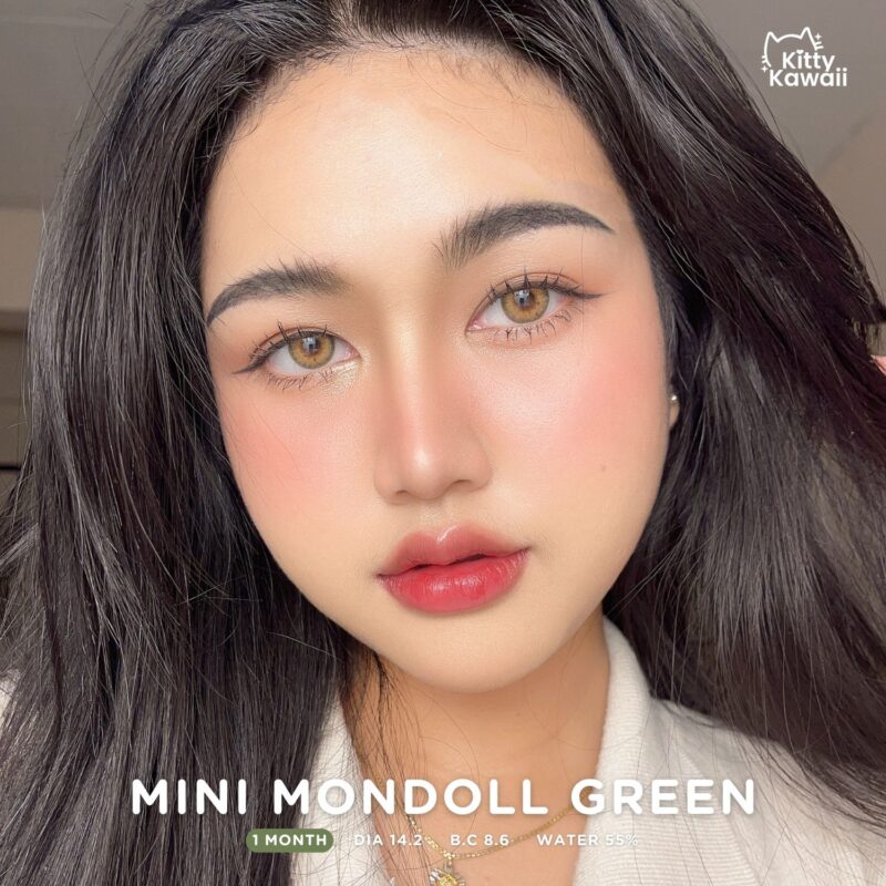 Kitty Kawaii Mondoll Green Monthly Colored Contacts - Image 7