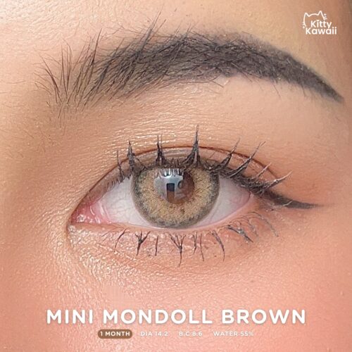 Kitty Kawaii Mondoll Brown Monthly Colored Contacts