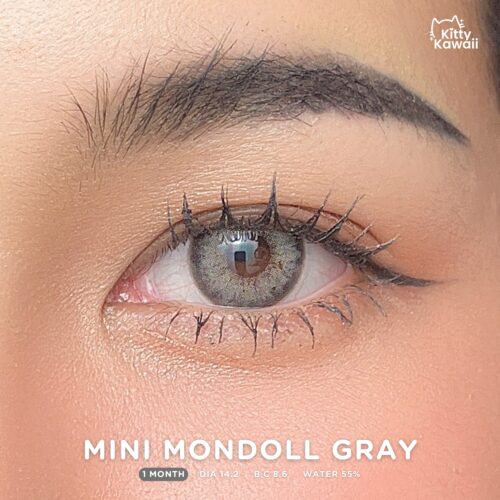 Kitty Kawaii Mondoll Gray Monthly Colored Contacts