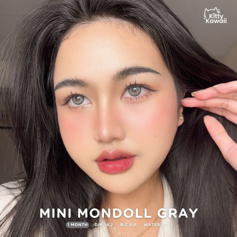 Kitty Kawaii Mondoll Gray Monthly Colored Contacts - Image 2
