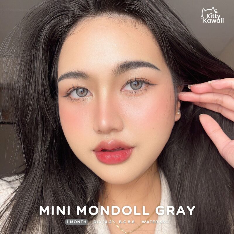 Kitty Kawaii Mondoll Gray Monthly Colored Contacts - Image 8