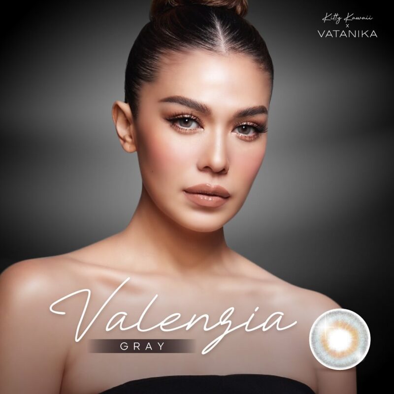 Kitty Kawaii Valenzia Gray Monthly Colored Contacts - Image 2