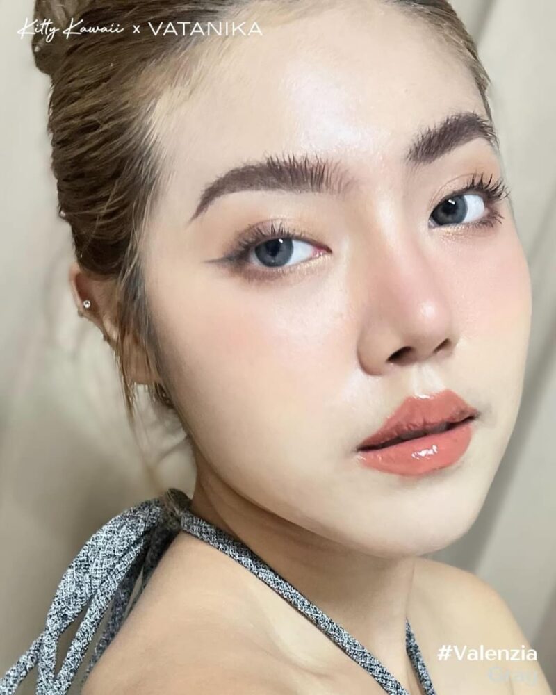Kitty Kawaii Valenzia Gray Monthly Colored Contacts - Image 12