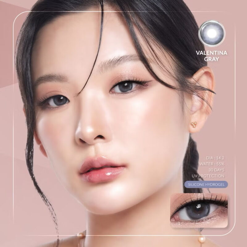 Kitty Kawaii Valentina Gray Monthly Colored Contacts - Image 6