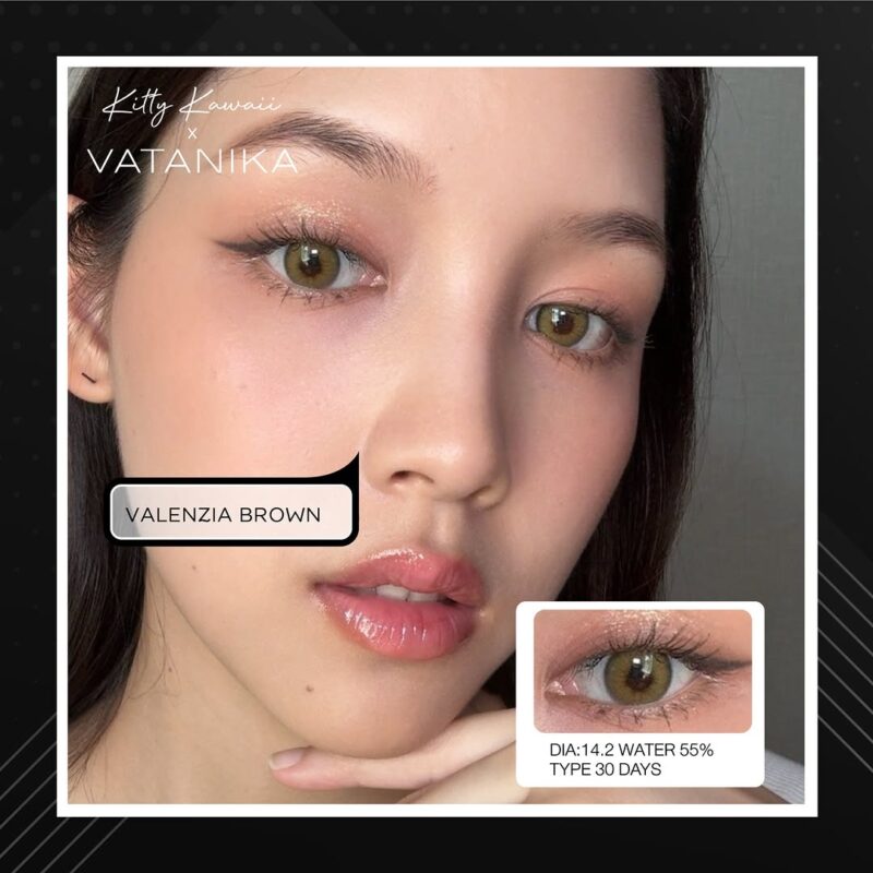 Kitty Kawaii Valenzia Brown Monthly Colored Contacts - Image 11