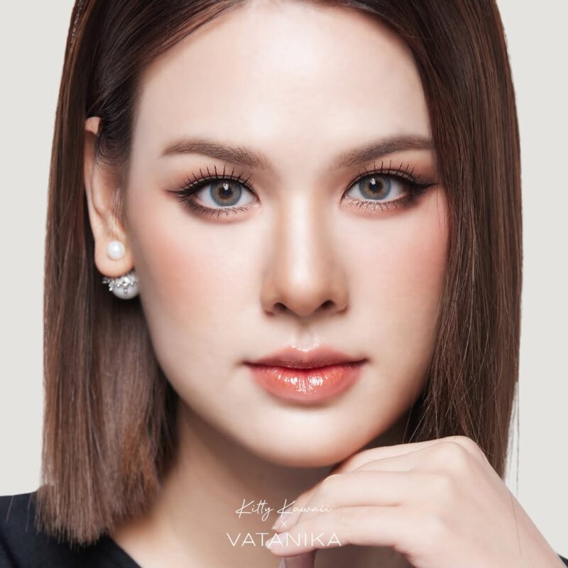 Kitty Kawaii Valenzia Gray Monthly Colored Contacts - Image 4