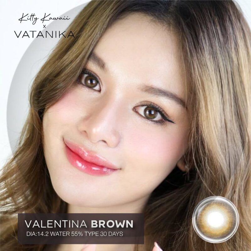 Kitty Kawaii Valentina Brown Monthly Colored Contacts - Image 10