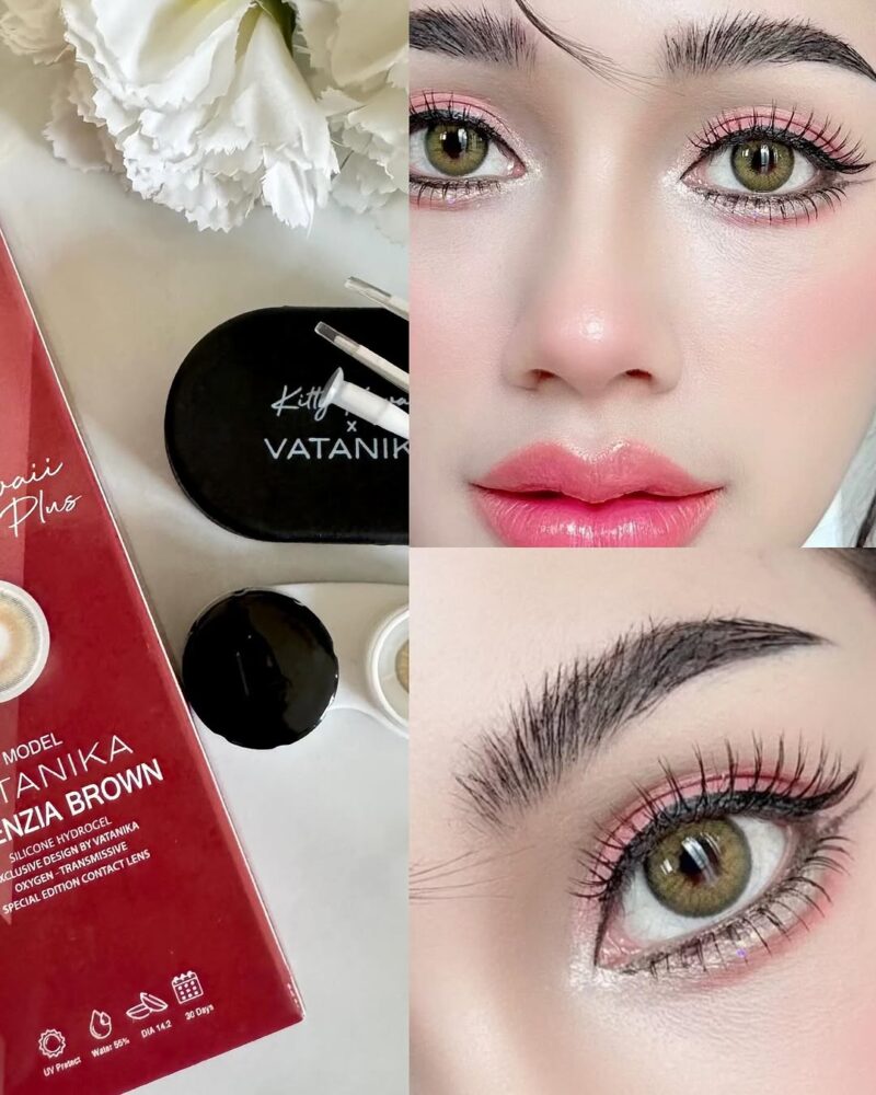 Kitty Kawaii Valenzia Brown Monthly Colored Contacts - Image 16