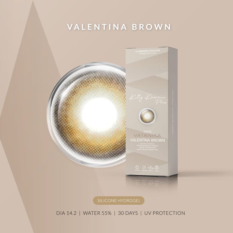 Kitty Kawaii Valentina Brown Monthly Colored Contacts - Image 9
