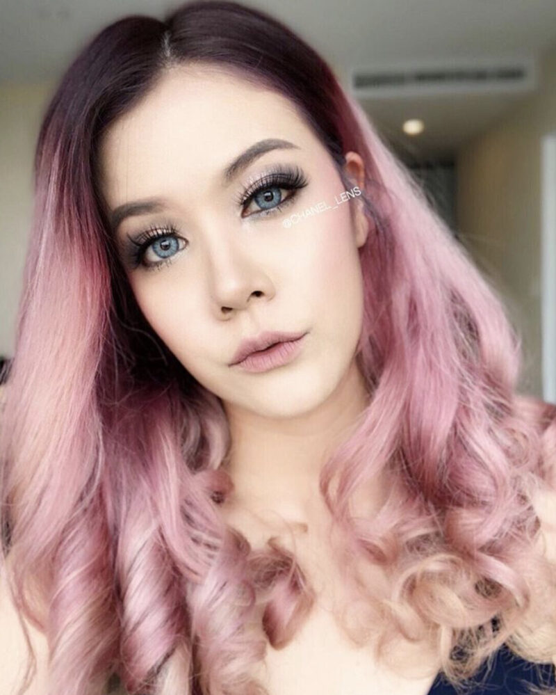 Dreamcolor Teresa Blue Monthly Colored Contacts - Image 4