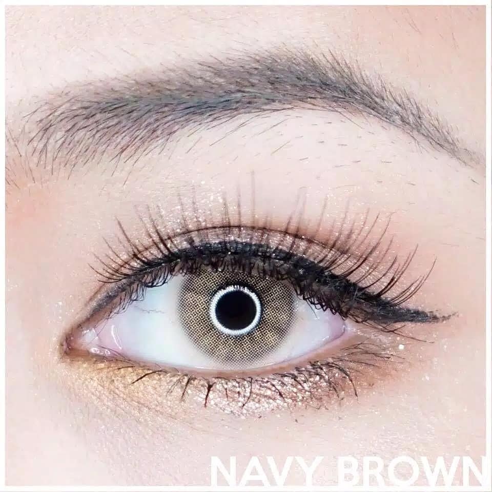 Kitty Kawaii Navy Brown Monthly Colored Contacts - Image 5