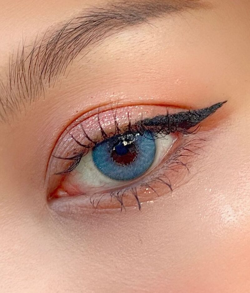Kitty Kawaii Olivia Blue Monthly Colored Contacts - Image 7