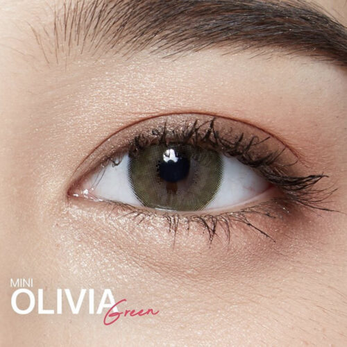 Kitty Kawaii Olivia Green Monthly Colored Contacts