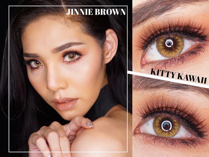 Kitty Kawaii Jinnie Brown Monthly Colored Contacts - Image 2