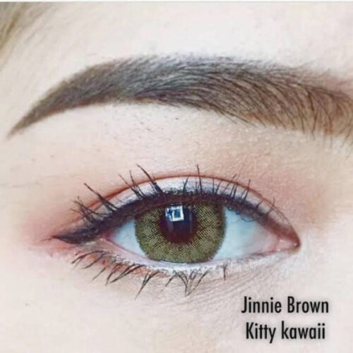 Kitty Kawaii Jinnie Brown Monthly Colored Contacts