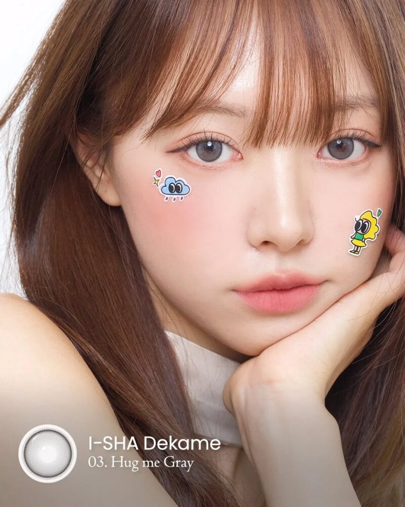 Hug Me Gray 6-Month Colored Contacts