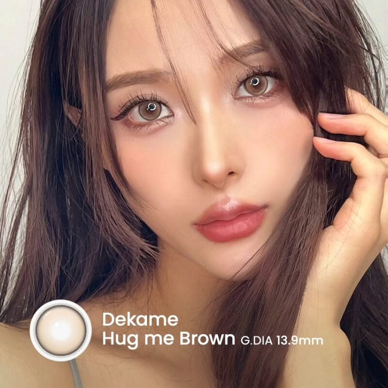 Hug Me Brown 6-Month Colored Contacts - Image 3