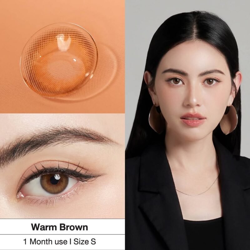 Lollipop Warm Brown Monthly Colored Contacts - Image 5