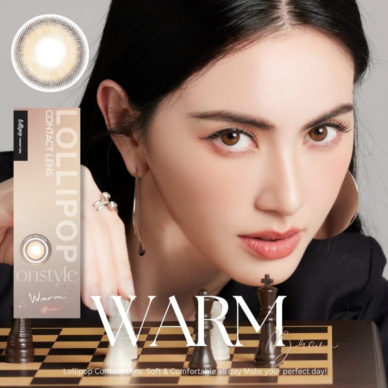 Lollipop Warm Brown Monthly Colored Contacts - Image 2