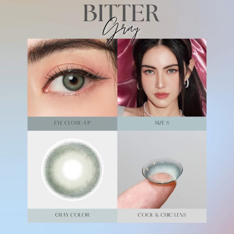 Lollipop Bitter Gray Monthly Colored Contacts - Image 4