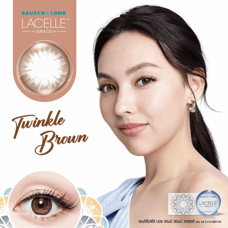Bausch & Lomb Twinkle Brown Daily Colored Contacts (5 Pairs) - Image 4