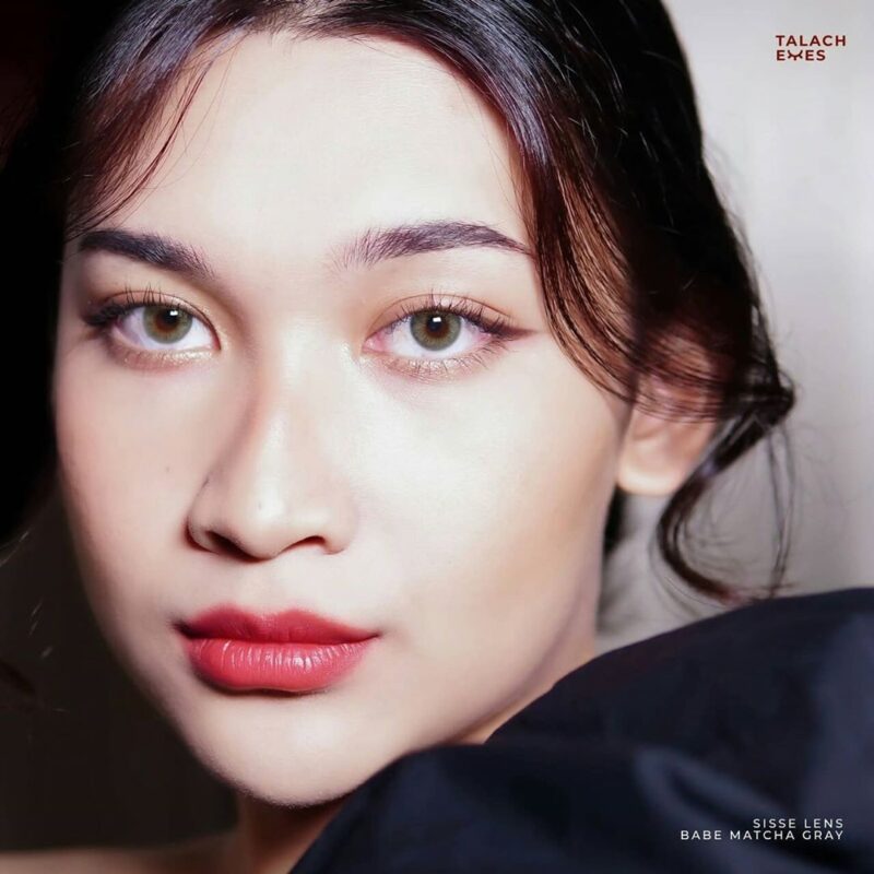 babe matcha gray yearly colored contacts