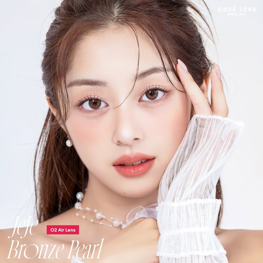 Jeje bronze pearl monthly colored contacts