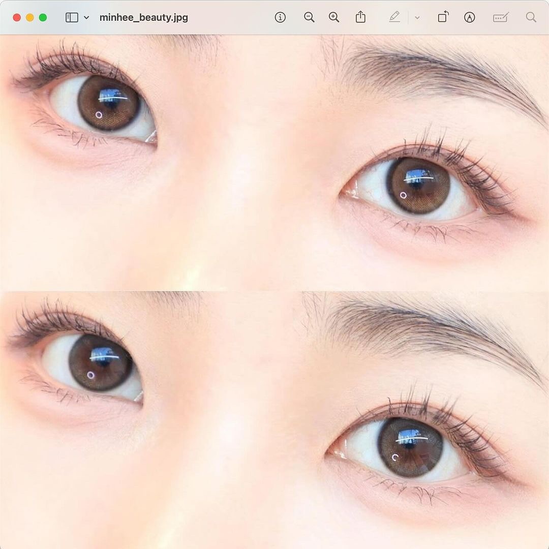 popo milk tea brown colored contacts