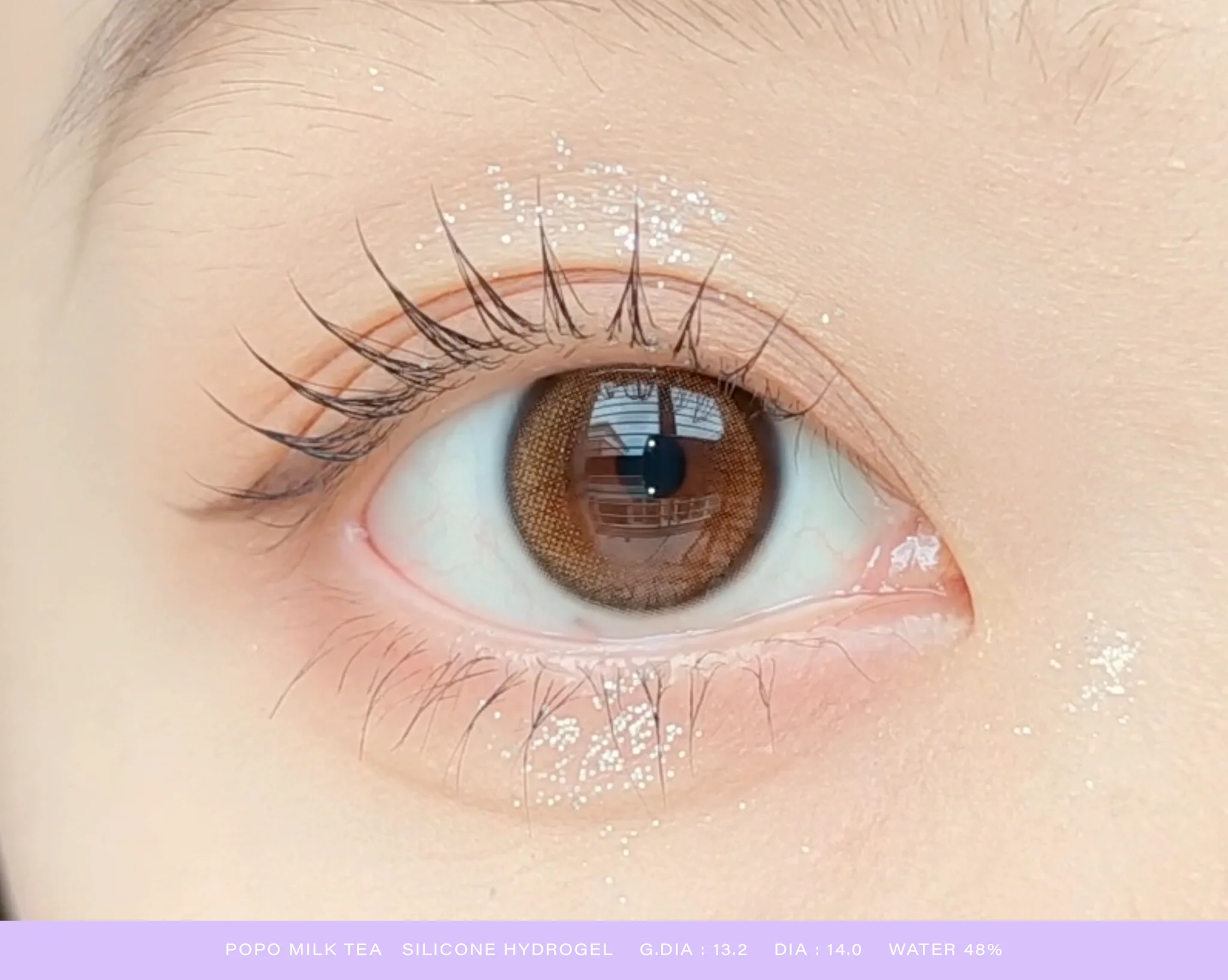 popo milk tea brown colored contacts