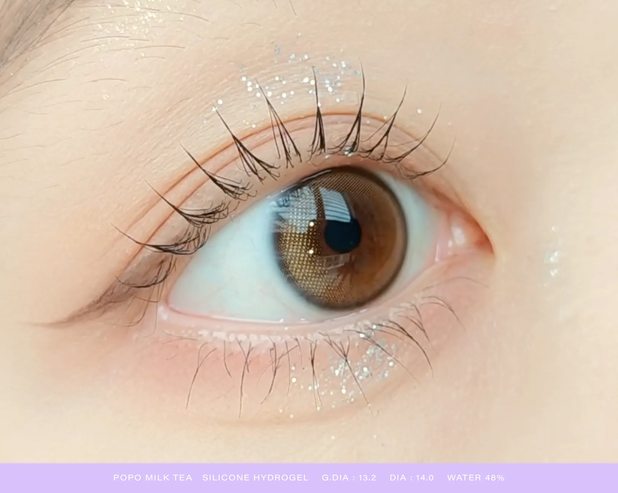 popo milk tea brown colored contacts