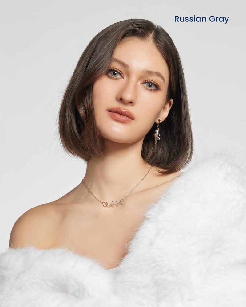 Russian Gray Hyaluron Monthly Colored Contacts