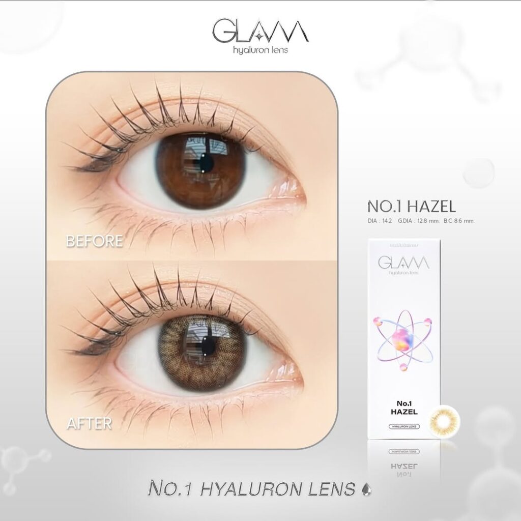 No.1 Hazel monthly colored contacts