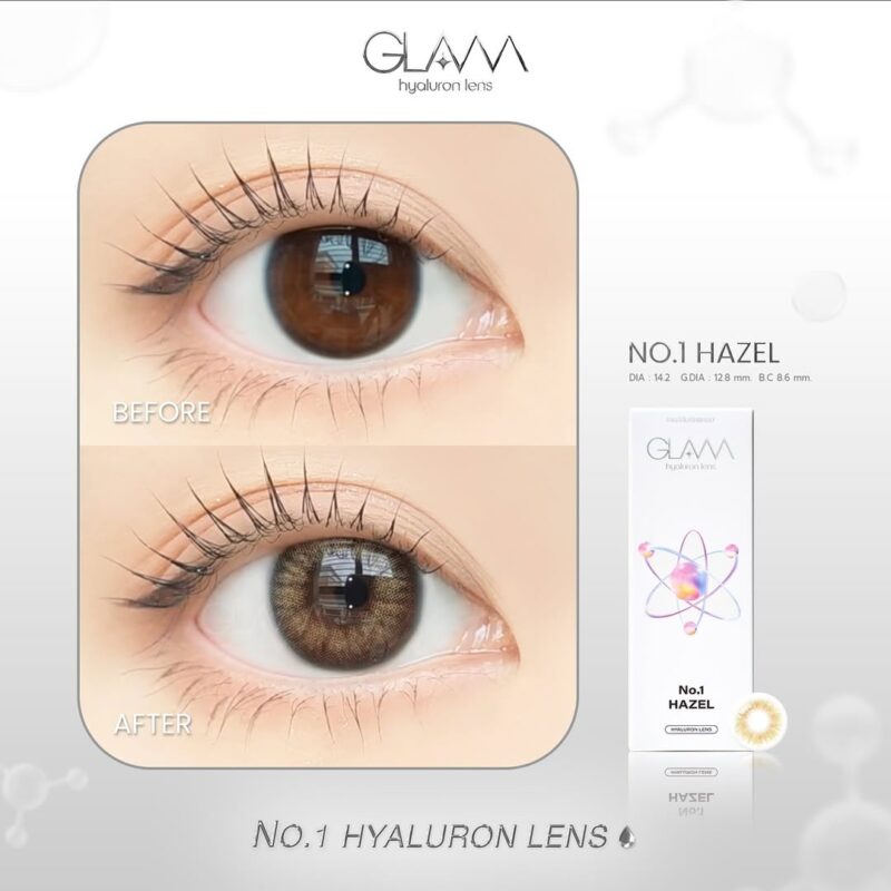 No.1 Hazel monthly colored contacts