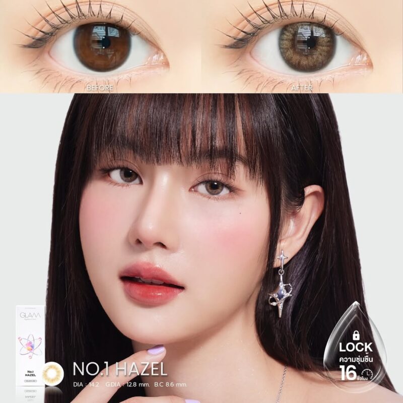 No.1 Hazel monthly colored contacts