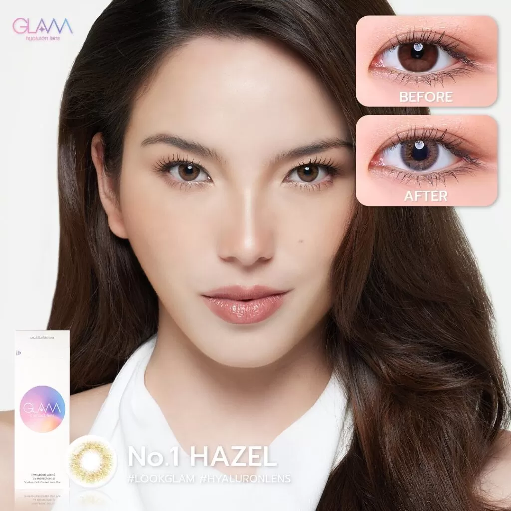 No.1 Hazel monthly colored contacts