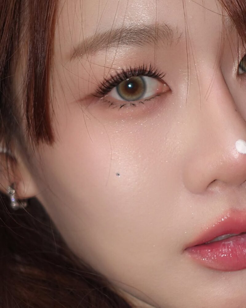 Lolite brown monthly colored contacts
