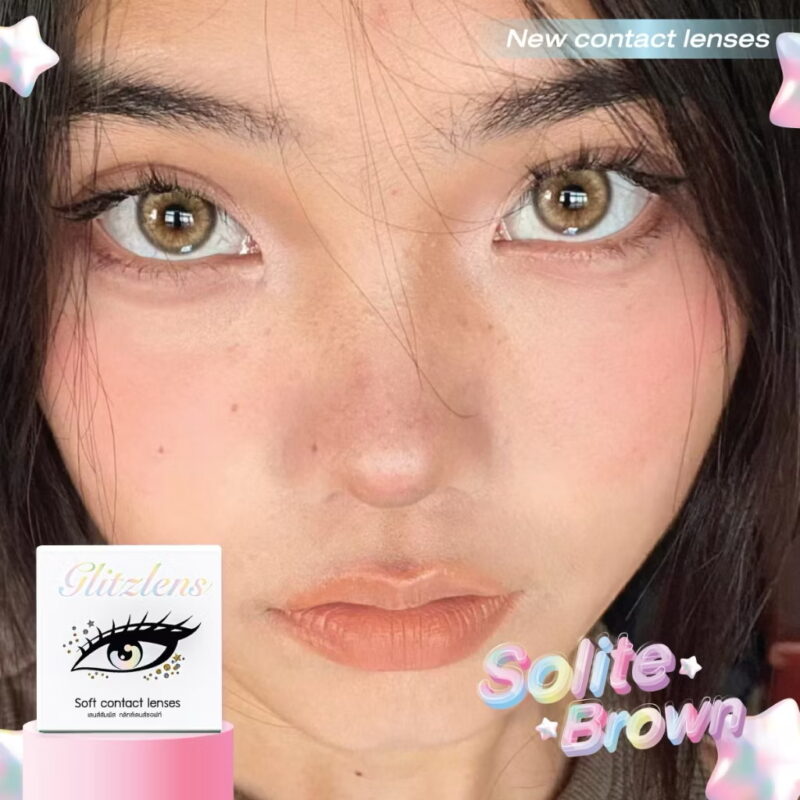 Solite brown monthly colored contacts